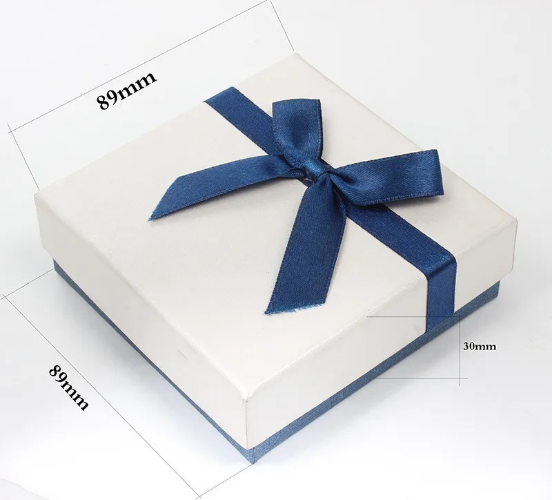 Дизайн синяя упаковка коробка ювелирных изделий браслет& ожерелье Подарочная коробка ювелирные изделия Упаковка& дисплей