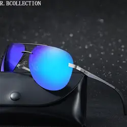Популярные мужские модные поляризационные солнцезащитные очки алюминиевая оправа женские мужские солнцезащитные очки для вождения