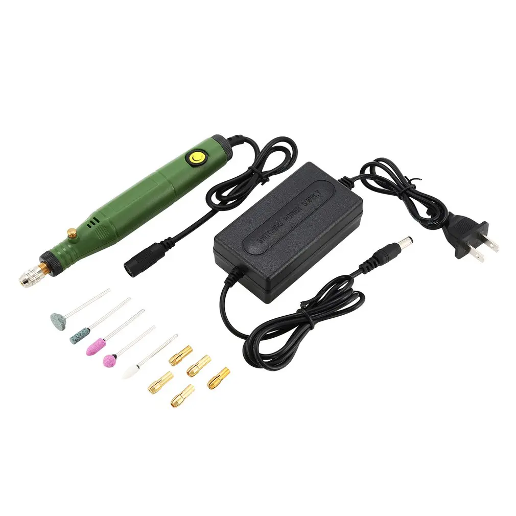

P600-1B 18W Electric Drill Mini Grinder Set Drilling Engraving DIY Power Rotary Tool Kit Grinding Engraver Pen 14000r/min