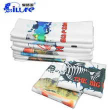 ILure рыболовное специальное полотенце 33*34 см очищенное хлопковое набивное ручное полотенце протрите руки рыболовные снасти инструменты Pesca Acesorios