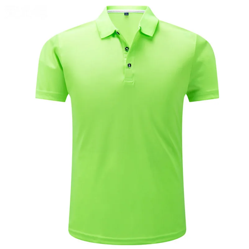 Рубашка поло мужская Camisa Masculina хлопковая футболка с коротким рукавом трикотажные летние спортивные майки golftennis Blusas топы мужские s рубашки поло - Цвет: Зеленый