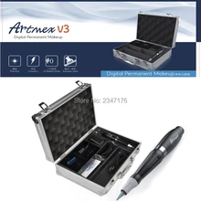 1 Набор Artmex V3 машинка для татуировки бровей ручка для перманентного макияжа машина микро игла брови микроблейдинг макияж тату комплект
