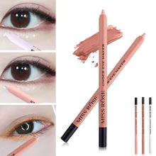 Блестящая подводка для глаз Карандаш блеск макияж Водонепроницаемая Стойкая подводка для глаз Подводка шелковистый карандаш WH998