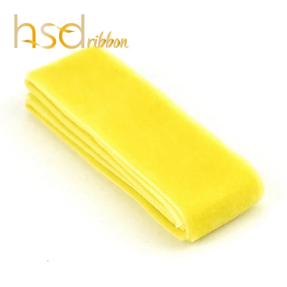 HSDribbon 9 мм 16 мм 22 мм 38 мм 50 мм синяя и желтая серия однотонное бархатное ленту - Цвет: 640
