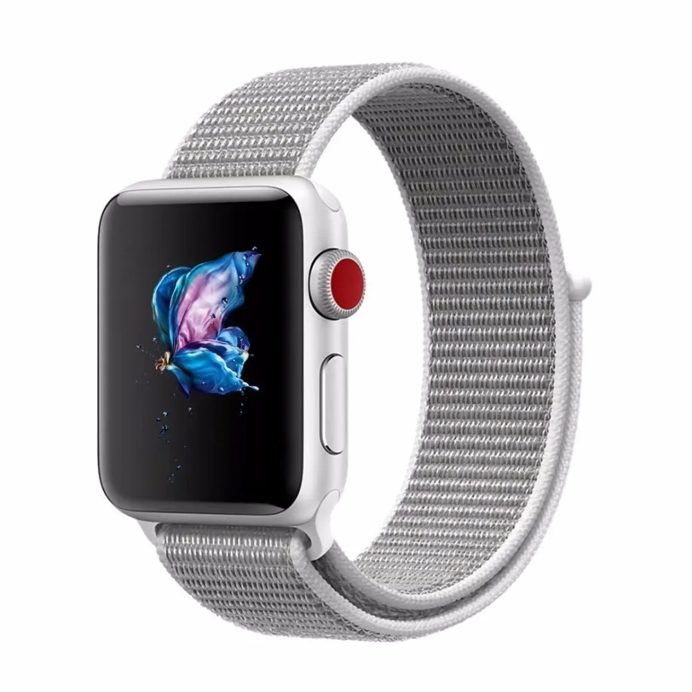 Joyozy 2017Flash Sport Loop для apple Watch ремешок нейлоновый ремешок apple uhr serise 3 2 1 iwatch ремешок 42 мм 38 мм мягкий дышащий тканый