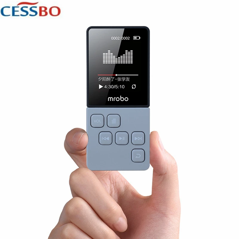Миниатюрный MP3 плеер C6 8 ГБ музыкальный с поддержкой карт Micro SD и TF объемом 64