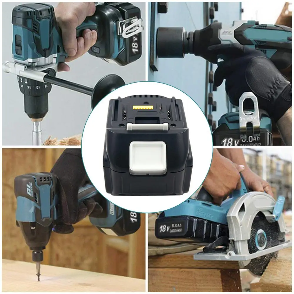 Ferramentas de Energia Substituição para Makita Equilíbrio de Carregamento Versão Mais Recente Bl1860 18 v 6.0ah Lítio Bateria Bl1830 Bl1840 Bl1850 3 Pçs - Image 6