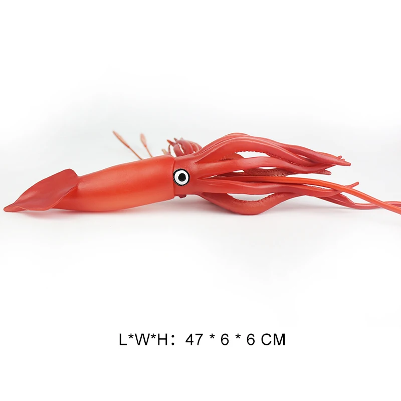 Bubles Wall Sea Life Cuttlefish toy Simulation Animal Model Action & Toy Figures Learning & Educational Gift for Kids