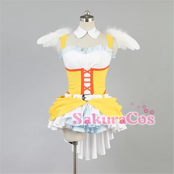 

Love Live 2 Koizumi Hanayo Dancing Stars on Me Halloween Anime Cosplay Costume Custom-made Maid Dress B