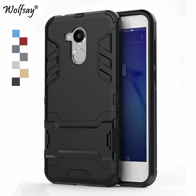 

Wolfsay For Cover Huawei Honor 6A Case Stand Silicone Plastic Protection Case For Huawei Honor 6A Cover For Huawei Honor 6A