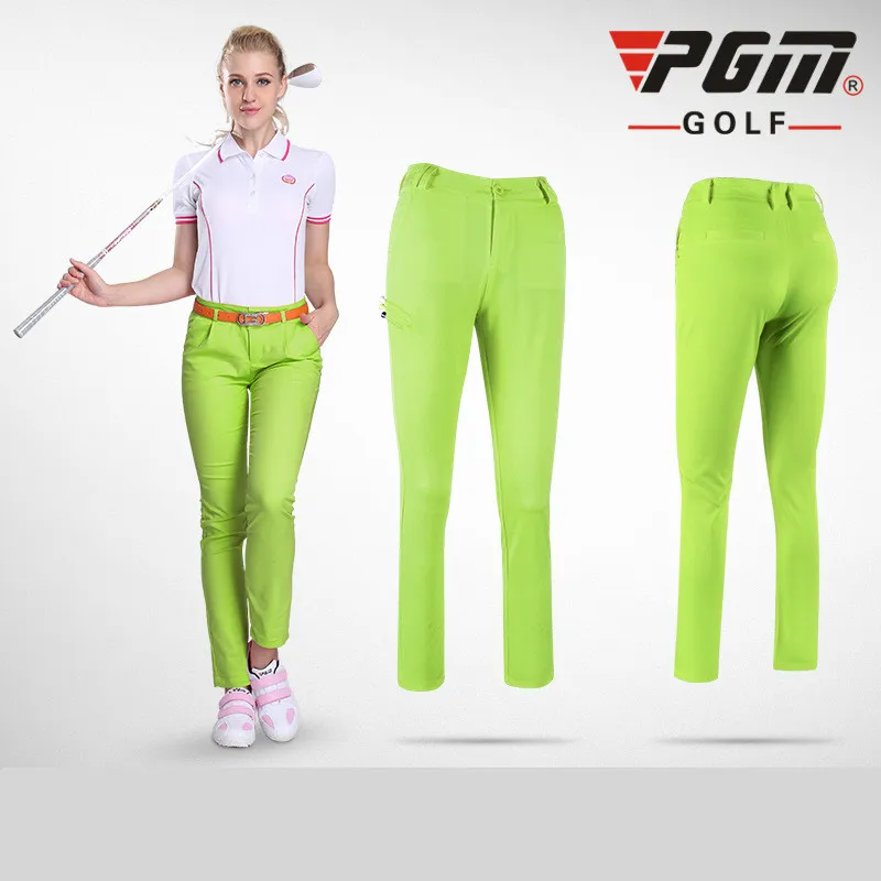 Женская одежда Гольф длинные брюки тонкие штаны женские высокоэластичные брюки уличные спортивные брюки дышащие тонкие сухие брюки - Цвет: green