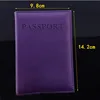 Women Men Passport Holder Leather Travel Passport Cover Card Case Holder ► Photo 2/6