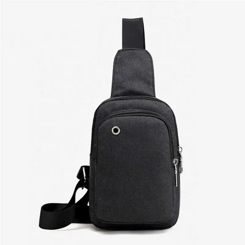 

Men Canvas Shoulder Bag Travel Hiking Cross Body Bag Handbag Chest bag