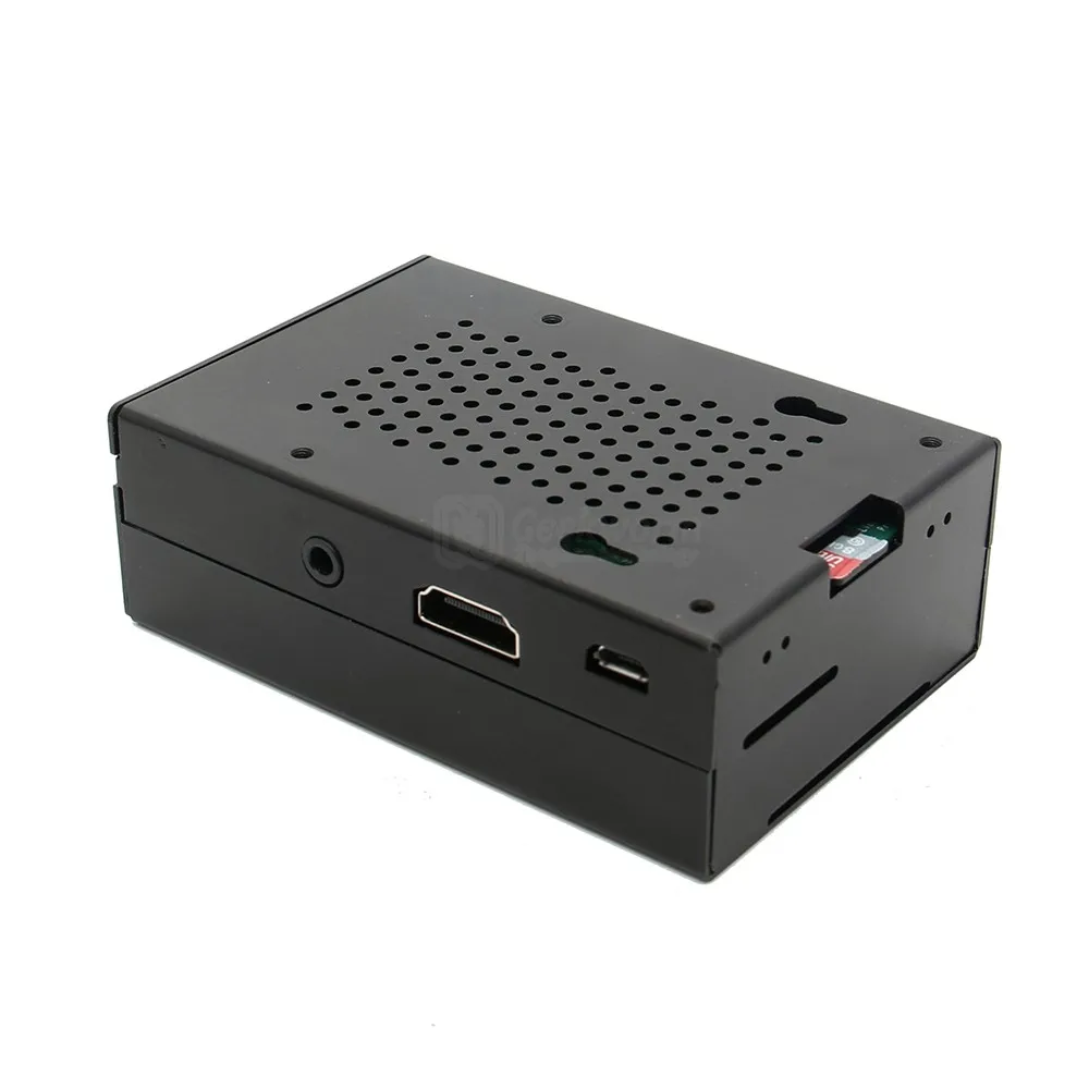Raspberry Pi 3 B + алюминиевый чехол с вентилятором комплект металлический чехол/корпус
