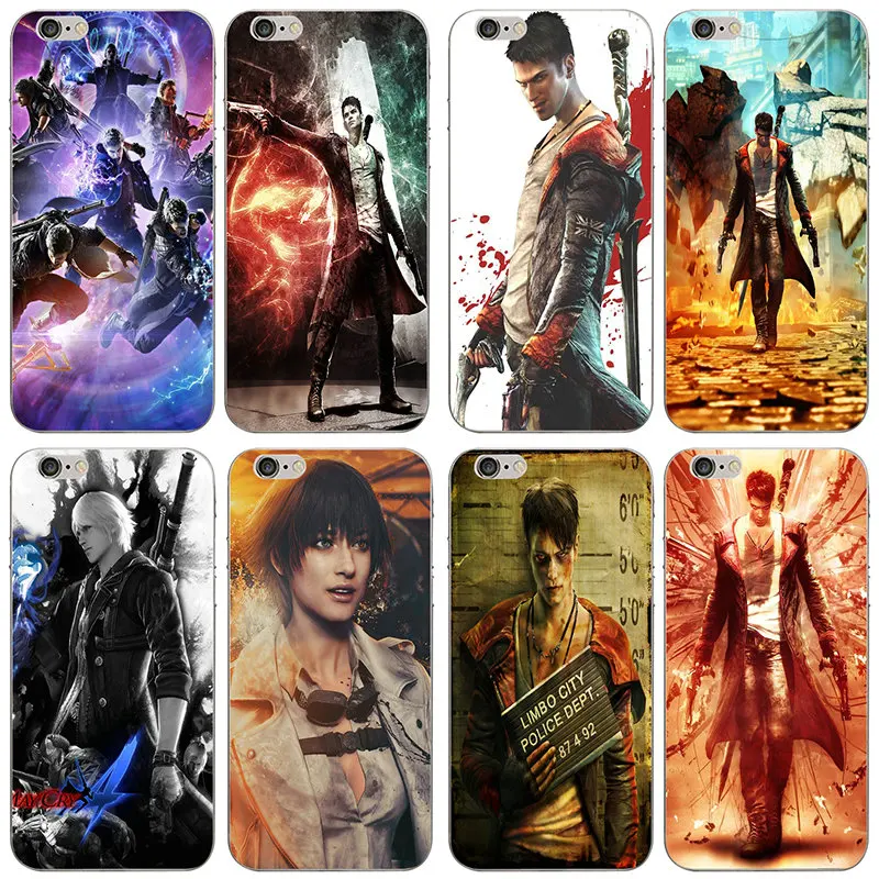 Dmc Devil May Dante мягкий силиконовый чехол на мобильный телефон из тпу для iPhone 8 7 6 6S Plus X