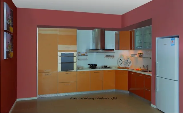 Cheap High gloss/lacquer kitchen cabinet mordern(LH-LA040) Cheap High gloss/lacquer kitchen cabinet mordern(LH-LA040)