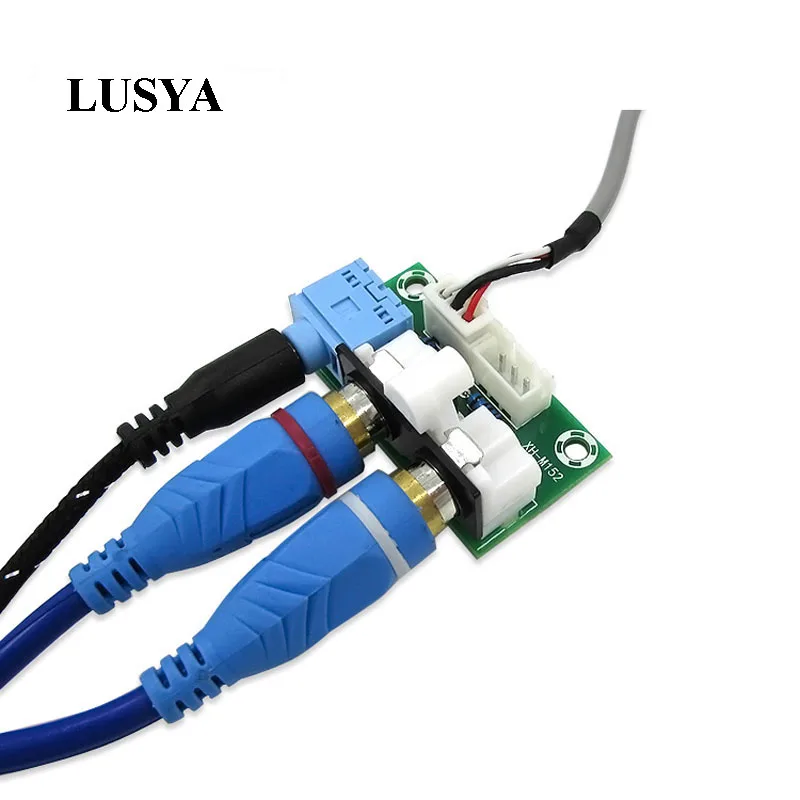 

Lusya Power amplifier board input port board Adapter board RCA+3.5 audio socket to XH3P XH-M152 F3-005