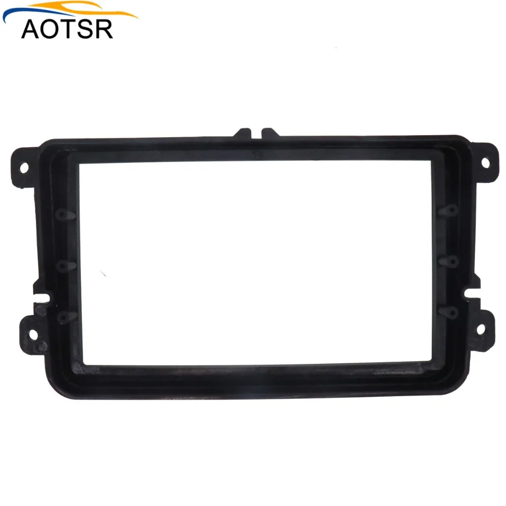 Радио Facia для 2009 Volkswagen Touran/Passat/Golf/Tiguan/T5 2DIN dvd-плеер фасции автомобиля стерео радио установка тире