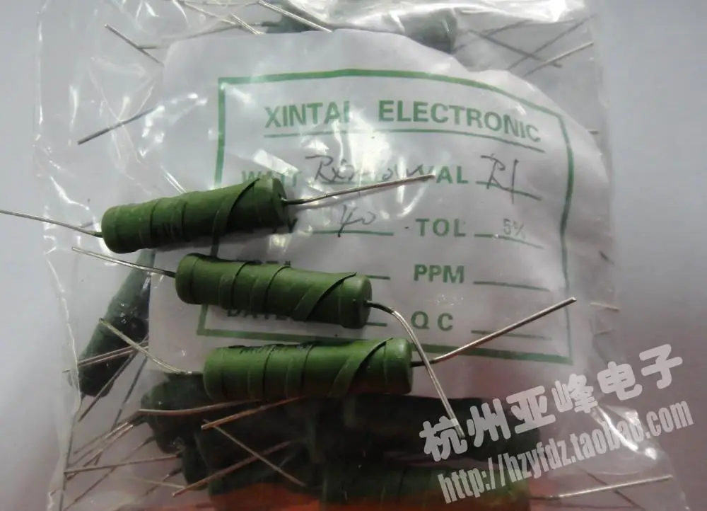 Free Delivery.10W wirewound resistors full range RX21-10W-5.1R 10W-5R1 a pack 30 5% accuracy | Электронные компоненты и