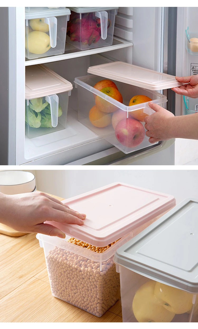 Кухонный ящик для хранения зерна контейнер для хранения фасоли содержит герметичный пищевой контейнер-холодильник ящик для хранения Бин Домашний Органайзер контейнер для еды