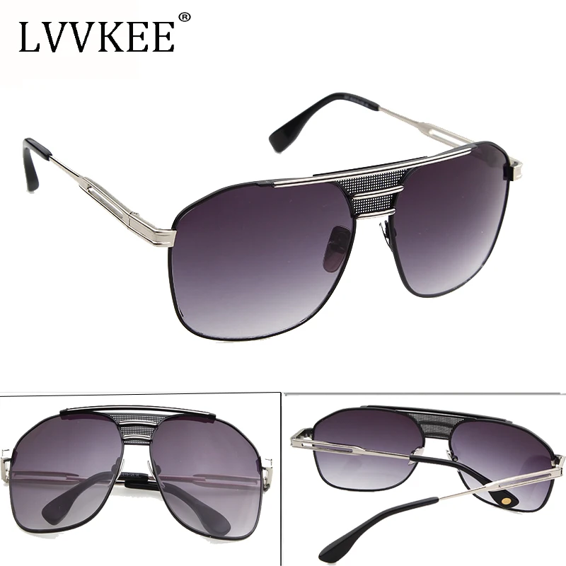 LVVKEE 2107 новые роскошные квадратные солнцезащитные очки для женщин/мужчин большие