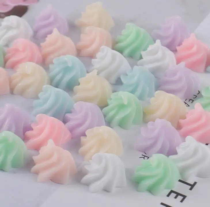 Kawaii шоколада с плоской задней кабошоны из смолы для рукоделия diy аксессуары волос
