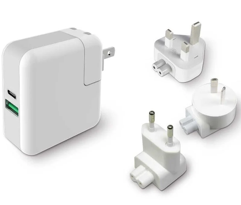 29W Type C Charger Adapter Power Supply QC 3.0 USB PD 2 Port Smart