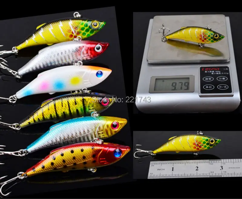 30 шт./лот рыболовные приманки жесткие приманки 30 цветов микс Minnow Lure и VIB Bait Crankbait пластиковые рыболовные снасти Pesca