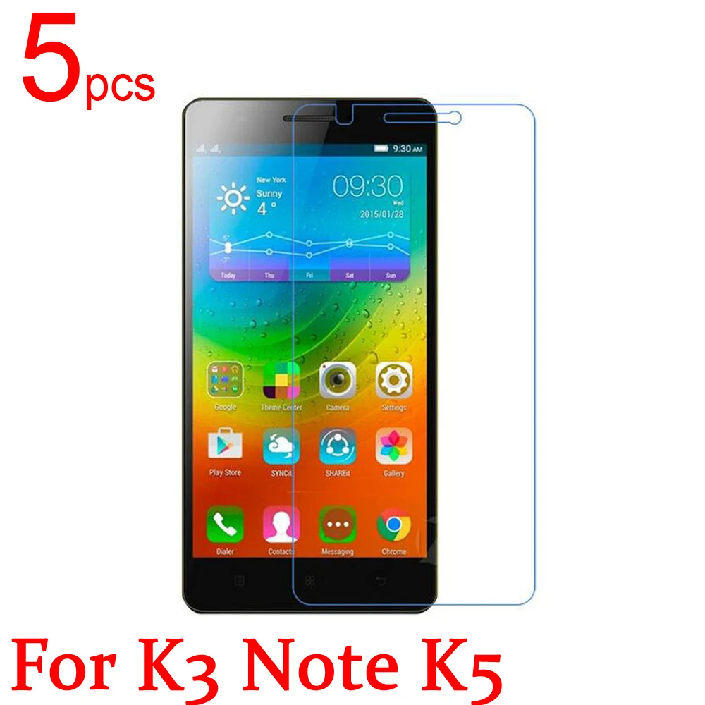 

5pcs Glossy Ultra Clear/Matte/Nano Anti-Explosion LCD Screen Protector Film Cover for Lenovo Vibe K3 K5 K6 NOTE Plus Back Film