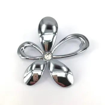 

CC 64mm Modern Flower Drawer Handle Pulls Bright Chrome Kitchen Cabinet Handle Furniture Hardware