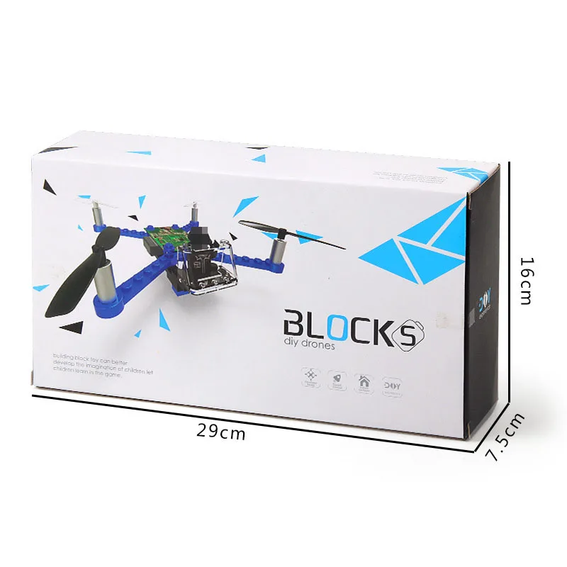 RC Helicopter DIY Building Blocks Drone 2.4G 4CH Mini Drones 3D DIY Bricks Quadcopter Assembling DIY Educational Toys RC Helicopter DIY Building Blocks Drone 2.4G 4CH Mini Drones 3D DIY Bricks Quadcopter Assembling DIY Educational Toys