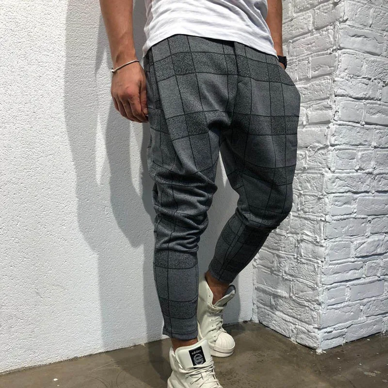 Plaid Pants Men Jogger Hip Hop Sweatwear Men's Hip Hop Pants Man Trousers Pocket Elastic XXXL Sweatpants Male Trousers Plaid Pants Men Jogger Hip Hop Sweatwear Men's Hip Hop Pants Man Trousers Pocket Elastic XXXL Sweatpants Male Trousers