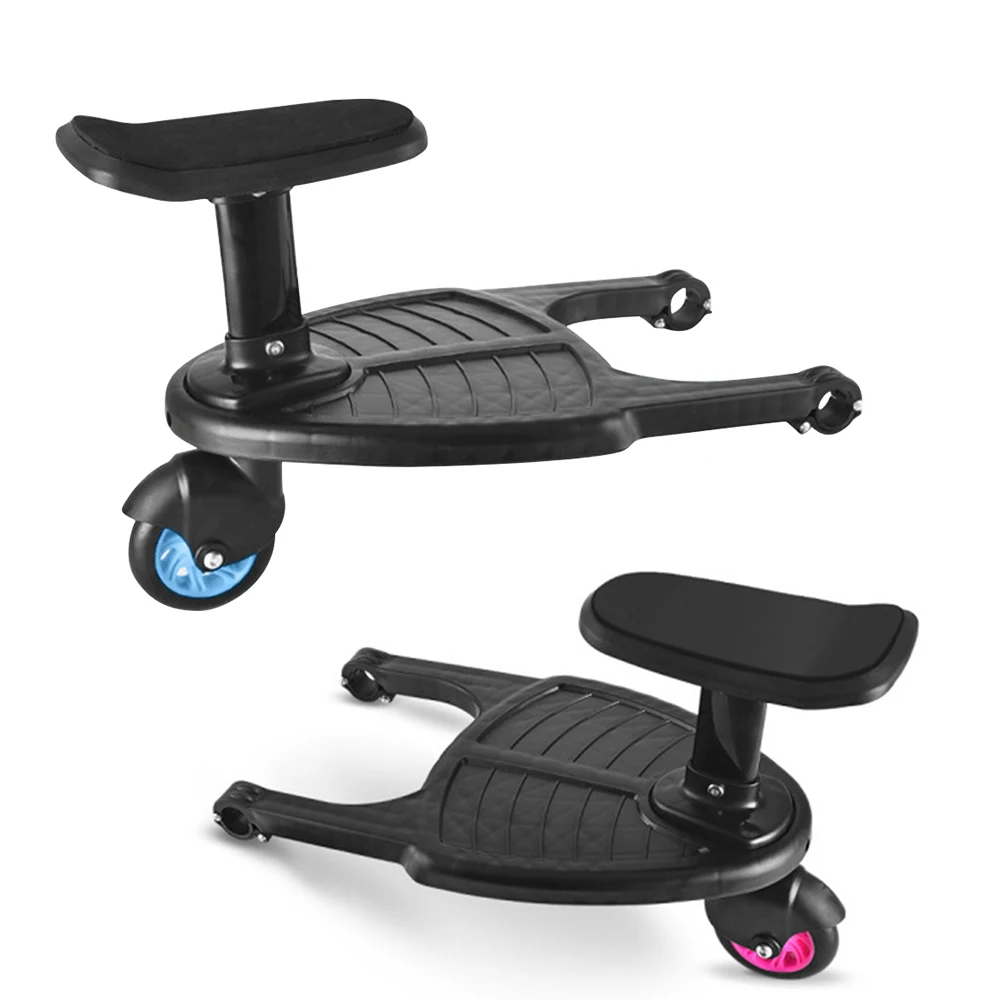 

Children Stroller Pedal Adapter Baby Stroller Accessories Second Child Auxiliary Trailer Twins Scooter Standing Plate with Seat