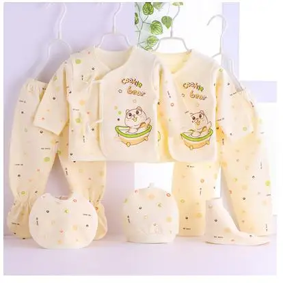 Newborn underwear set of 7 pieces 1 - Цвет: Хаки