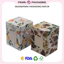 Коробка для свечей с логотипом на заказ для личной гигиены