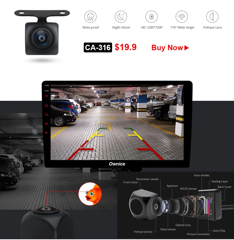 Clearance Ownice K3 Android 9.0 Quad Core Car Radio Universal DVD Multimedia Player 2GB RAM 16GB ROM GPS Navigation DVD Support Bluetooth 41