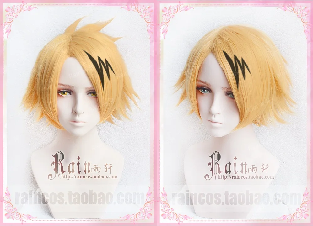 Мой Boku no Hero academic Kaminari Denki короткий костюм косплей парик нужен только + трек|wigs