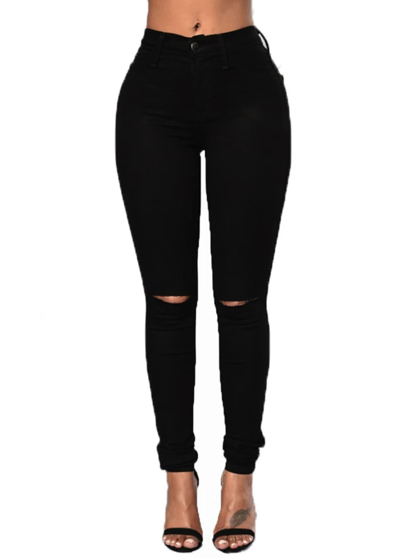 Черные Джинсы С Высокой Талией Купить