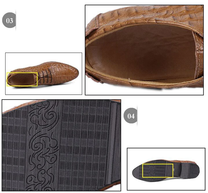 Sapatos Confortável Sapato Estilo Homens Dos Grande Laranja Masculinos Macio Crocodilo Formais Calçado 50 Vestido Novo Genuíno 45 E De Tamanho Couro ~ 2017 8FOxOa