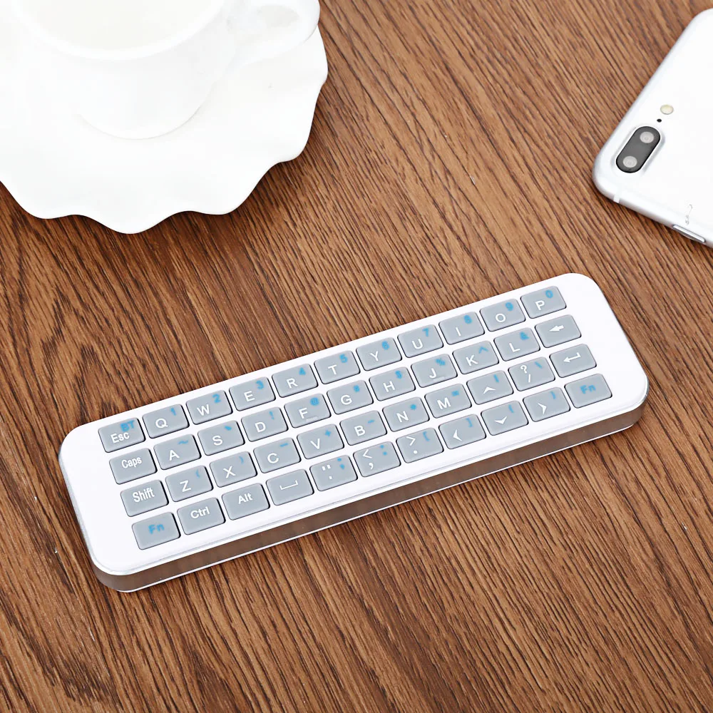 Новый IPazzPort KP 810 30B Многоязычная Беспроводная Bluetooth клавиатура для пожарной ТВ