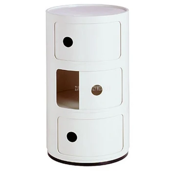 

Minimalist 3 Layer Nightstands Nordic Modern ABS Living Room Bedroom Bedside Cabinet Simple Bedside Storage Cupboard Furniture