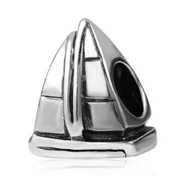 

Authentic 925 Sterling Silver Sailboat Beads Charms Wholesale fit for Pandora Bracelets and Necklaces