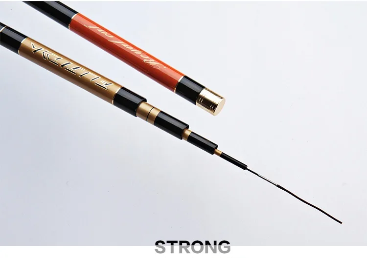 Super Hard Taiwan Fishing Rod 19 Tune Carbon Ultra Light Fishing Hand Pole 2.7/3.6/3.9/4.5/5.4/6.3m Stream River Fishing Cane