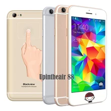 In Stock Original Blackview Ultra A6 Mobile Phone MTK6582 Quad Core 1GB RAM 8GB ROM 4.7Inch Back Touch 8.0MP CAM 2200mAh Phone