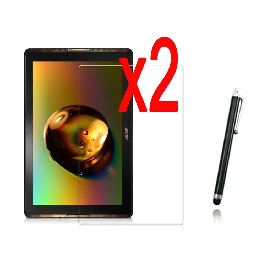 3в1 2x прозрачная защитная пленка для ЖК экрана + 1x Стилус Acer Iconia One 10 B3 A40 A40FHD 2017