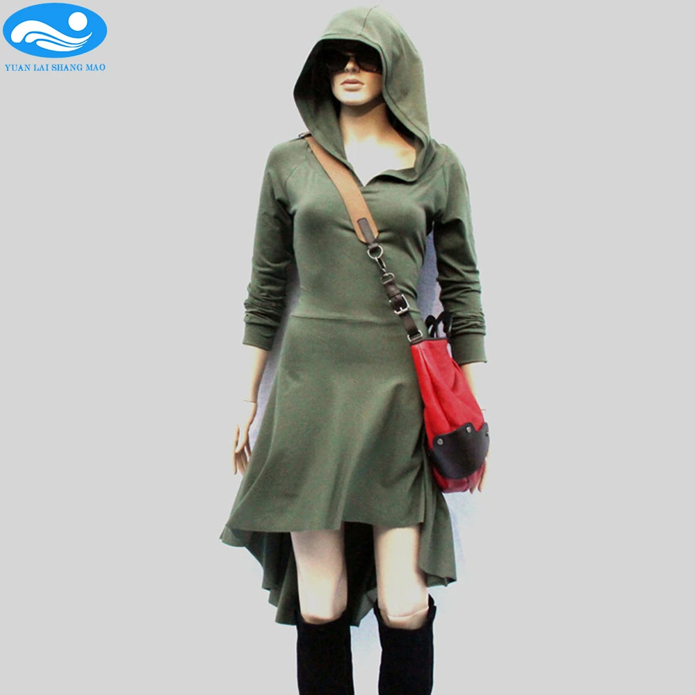 women's hooded dress coat