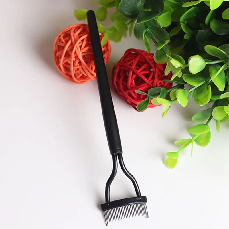 1 pc رمش مشط المكياج ماسكارا دليل القضيب مشط الرموش مستحضرات التجميل الحاجب فرشاة بكرة الجمال أساسيات ماكياج أدوات