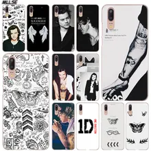 MLLSE One Direction в виде татуировки Harry Styles», Прозрачный чехол для huawei P30 P20 P10 P9 P8 Lite P30 P20 мини-видеокамера-регистратор с креплением к P Smart плюс