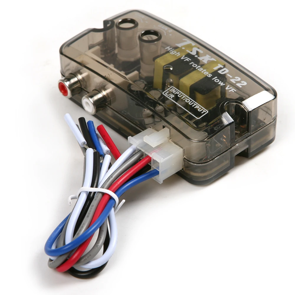 Хорошее качество DC 12V TD 22 Авто Аудио конвертер RCA стерео высокой до низкой частоты