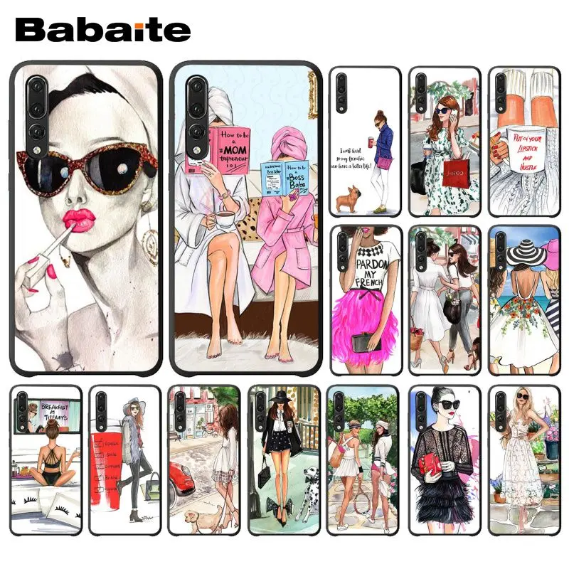 

Babaite Coffee cup Fashion Mom daughter girlfriend Phone Case for Huawei P20 Mate20 Lite Honor Play 8A 8C 7C 5A Y6 Y5 Psmart